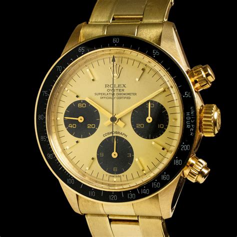 vintage rolex daytona gold|vintage rolex daytona for sale.